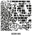 GRUNGE STENCIL MİNİ GCSM-005 25X25