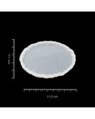 Bardak Altı Reçine Epoksi Kalıp - Oval - B5