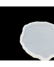 Tırtıklı Bardak Altı Reçine Epoksi Kalıp - Yuvarlak - B6