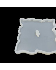 Delikli Bardak Altı Reçine Epoksi Kalıp - Kare -B8