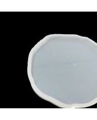 Bardak Altı Reçine Epoksi Kalıp - Dalgalı Oval - B12