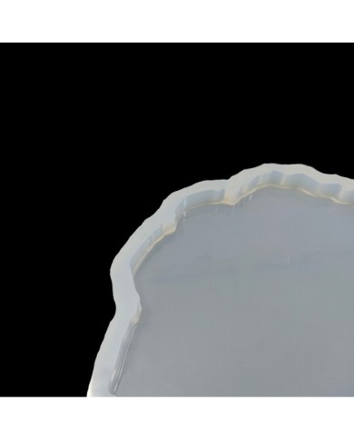 Bardak Altı Reçine Epoksi Kalıp - Dalgalı Yuvarlak - B14