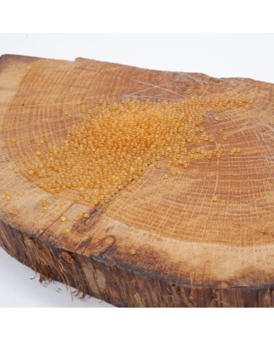 Sarı Uçan Baloncuk Cam Boncuk Deliksiz 10 Gr