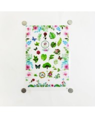 Reçine Epoksi Sticker - Yaprak 4