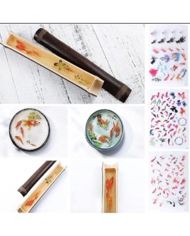 Reçine Epoksi Sticker - Balık 2