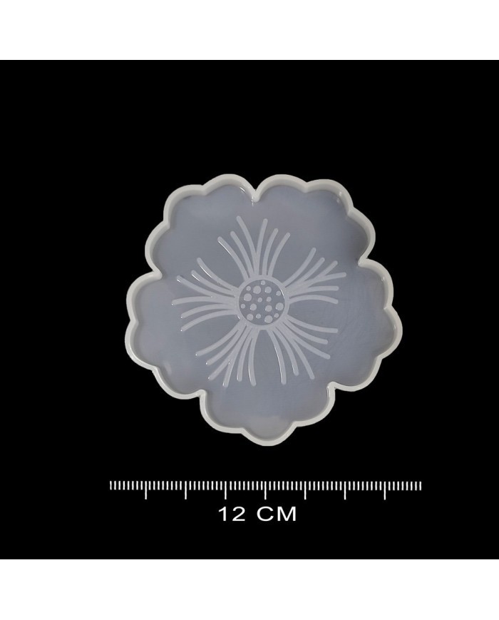 EPOKSİ SİLİKON KALIP - DESENLİ KÜÇÜK ÇİÇEK - Kod:281