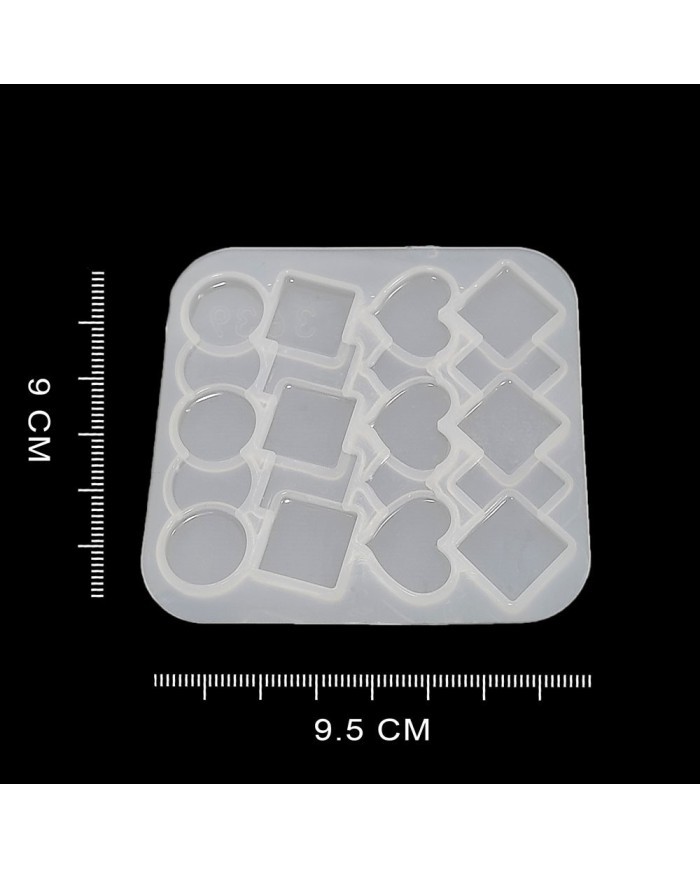 4'Lü Toka Epoksi Silikon Kalıp Seti -Kod:259set