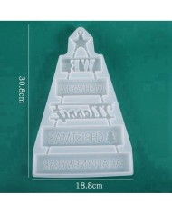 Yılbaşı Epoksi Kalıbı  -Kod:297