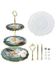 Yuvarlak Kek stand (sadece Kalıp) - Reçine Epoksi ve Beton Silikon Kalıp -Kod:209