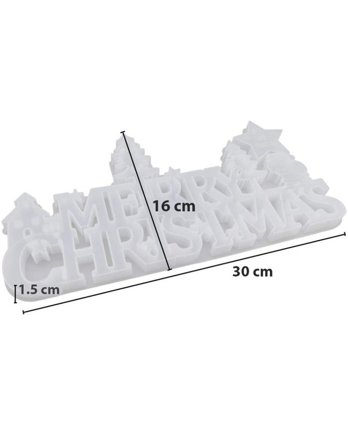 Yılbaşı Epoksi ve Beton Kalıbı  -Kod:298