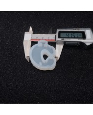 Reçine Epoksi Harf Kalıp - Ç