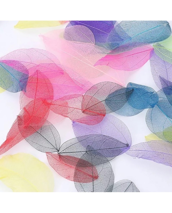 3Adet -  Kumaş Yaprak - Pembe