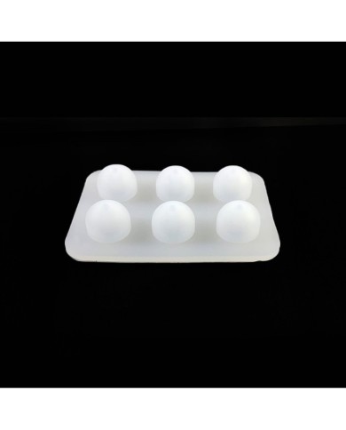 8 mm Reçine Epoksi Boncuk Silikon Kalıp - Yuvarlak -Kod:300