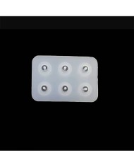 8 mm Reçine Epoksi Boncuk Silikon Kalıp - Yuvarlak -Kod:300