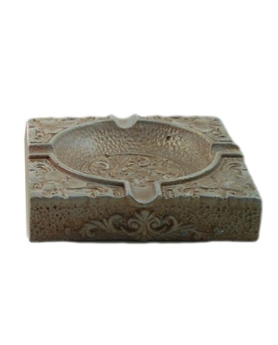 Desenli Kulluk - Beton Saksı Silikon Kalıp - B-139