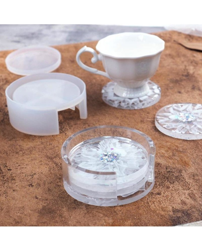 Bardak Altı Standı Epoksi Silikon Kalıp - Kod:321