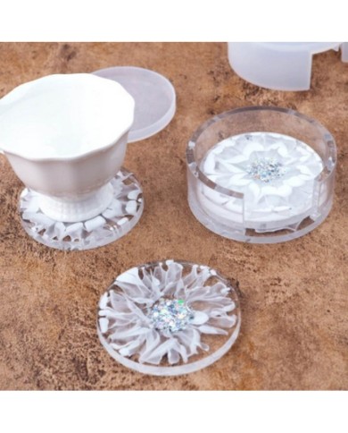 Çay Bahane Bardak Altı- Epoksi ve Beton Kalıbı  -Kod:322