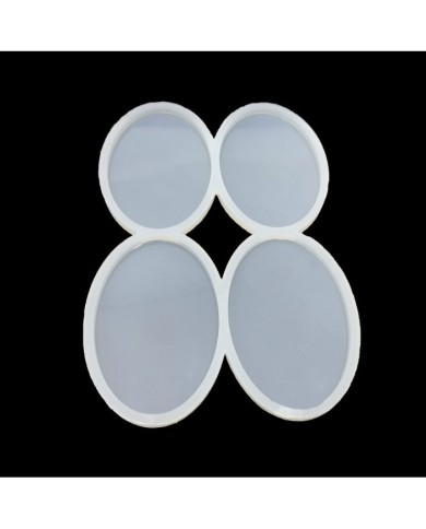 Dörtlü Oval Kalıp - Reçine Epoksi Kalıp - ÇB6