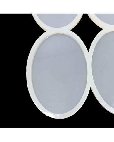 Dörtlü Oval Kalıp - Reçine Epoksi Kalıp - ÇB6