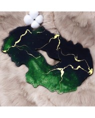 Tepsi Ortası Delik Kütük Modeli Epoksi Reçine ve Beton Silikon Kalıbı -Kod:341