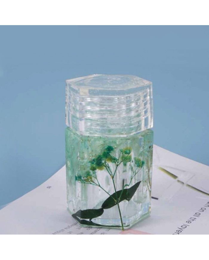 Kapaklı Kavanoz Reçine epoksi Kalıbı -Kod:342