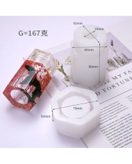 Kapaklı Kavanoz Reçine epoksi Kalıbı -Kod:342