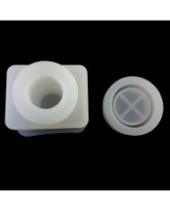 Hava Yapan Kapaklı Kavanoz   Reçine epoksi Kalıp -Kod:343