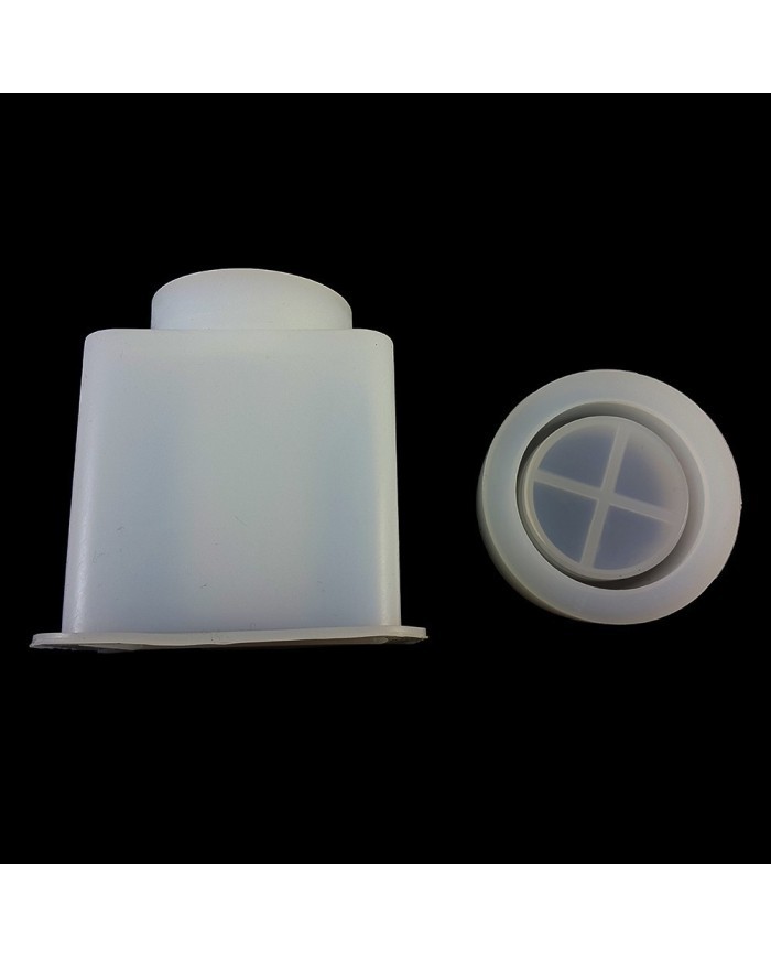 Hava Yapan Kapaklı Kavanoz   Reçine epoksi Kalıp -Kod:343