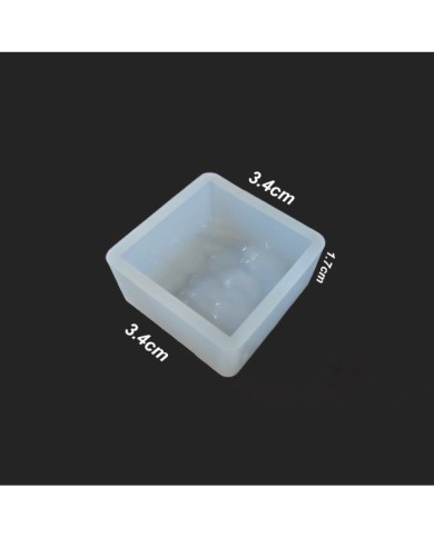 Kolye Reçine Epoksi Kalıp Dörtgen -Kod:75