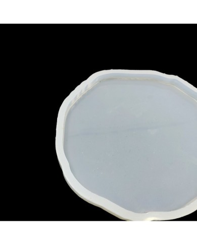 Bardak Altı Reçine Epoksi Kalıp - Dalgalı Oval - B12