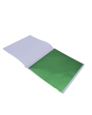 5 Adet Yaprak Varak - Varak Kağıt-Yeşil