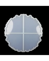 5 Adet Reçine epoksi Kalıp 10*10 CM 4'lü Bardak Altı - ÇB7