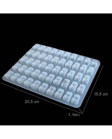 50 Lİ Haribo Ayı Reçine Epoksi Kalıbı -Kod:935