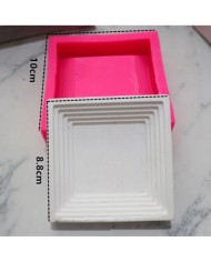 Saksı Altı Silikon Beton Kalıp - Kare