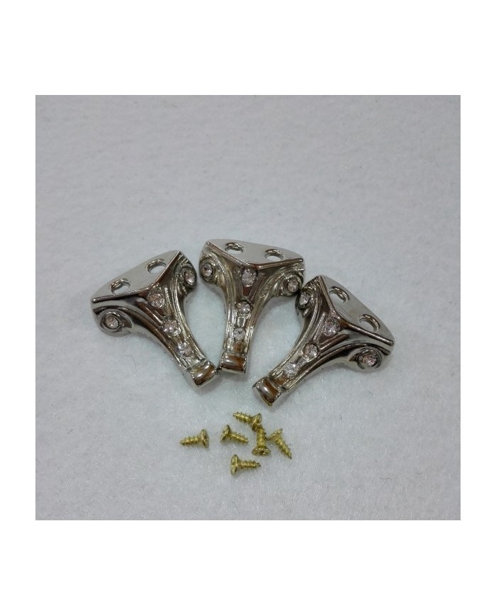 Epoksi Tepsi Tesbih Kutusu Ayakları - Gümüş