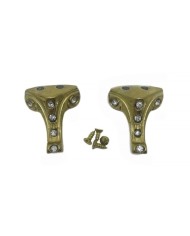 Epoksi Tepsi Tesbih Kutusu Ayakları - Gold