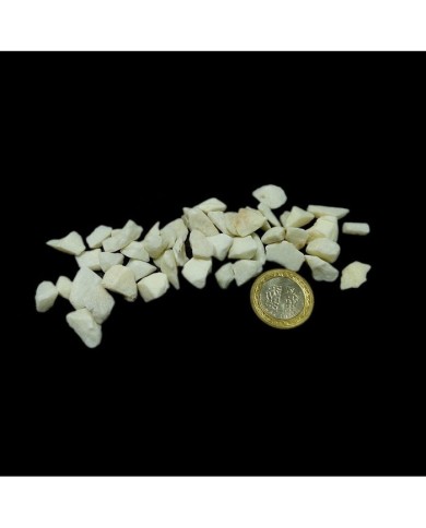 İri Çakıl Taşı - Beyaz - 100gr