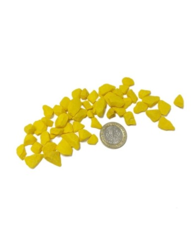 İri Çakıl Taşı - Sarı - 100 gr