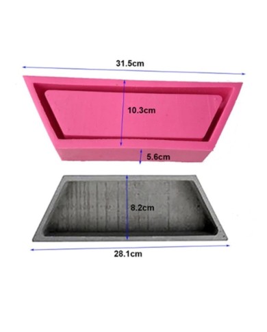 Beton Saksı ve Dekoratif Kalıbı Seti