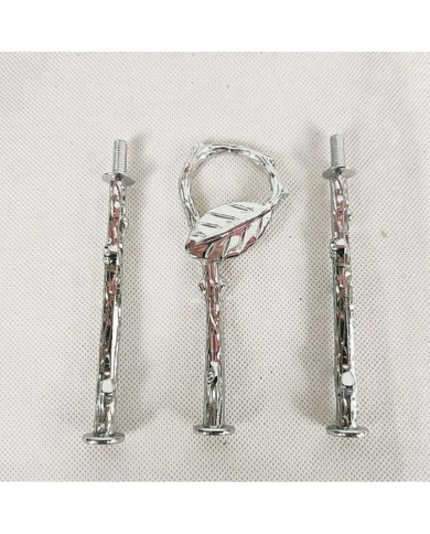 Kek Stant Aparatı Yaprak Model Gümüş Nikel