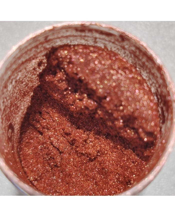 Sedef Pigment Metalik Toz Boya - kırmızı bakır - 5 Gr