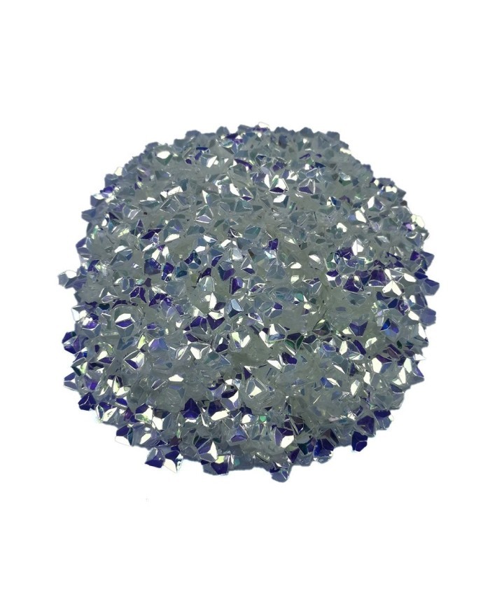 Üçgen Pul Kırığı - Parlak Kristal Mor  10 gr