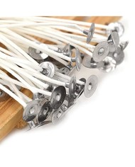 Mum Fitili Hazır Kopçalı -12 Cm - 10 Adet