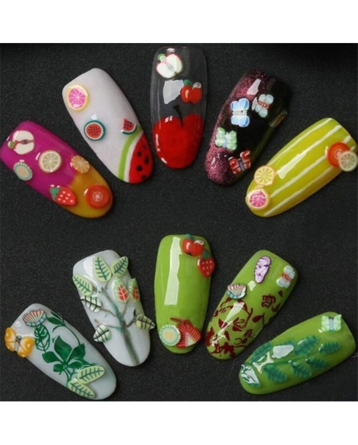 Fimo Yaprak Karşık Epoksi Kozmatik Tırnak pulu 5 Gr