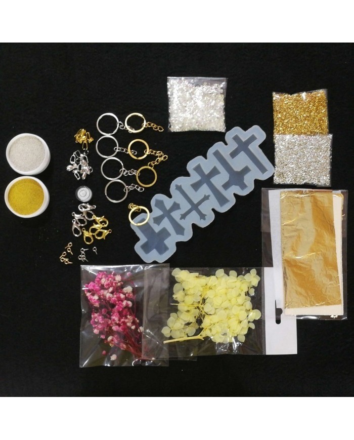 Haç Kalıbı Reçine Epoksi Seti - A55 Haç Kalıbı Reçine Epoksi Seti - A55