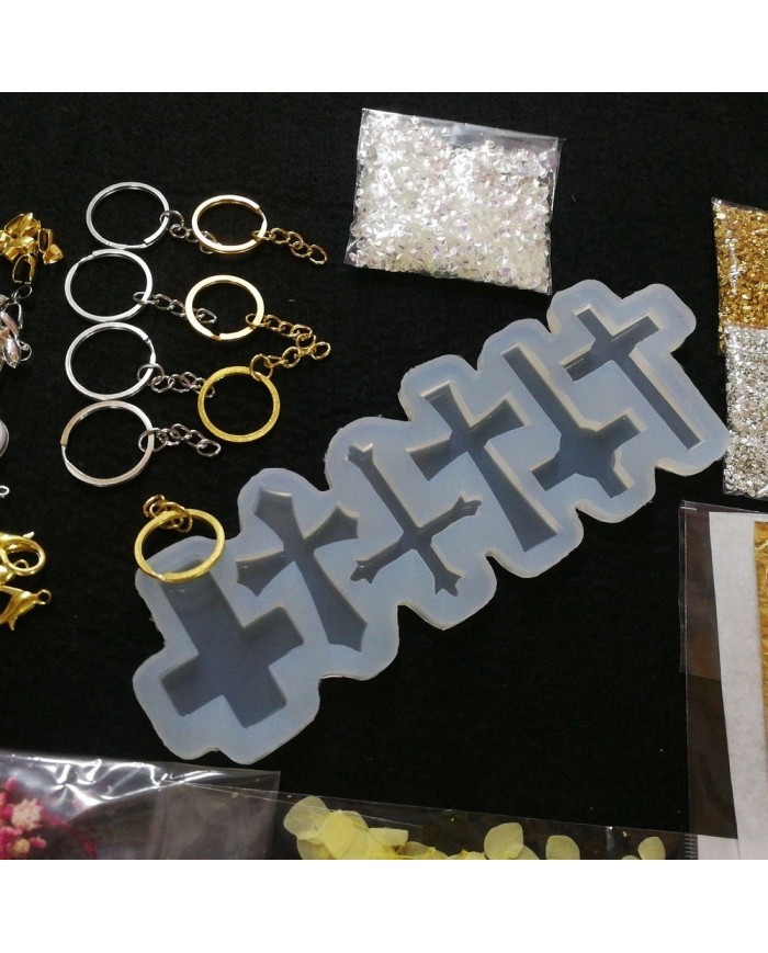 Haç Kalıbı Reçine Epoksi Seti - A55 Haç Kalıbı Reçine Epoksi Seti - A55