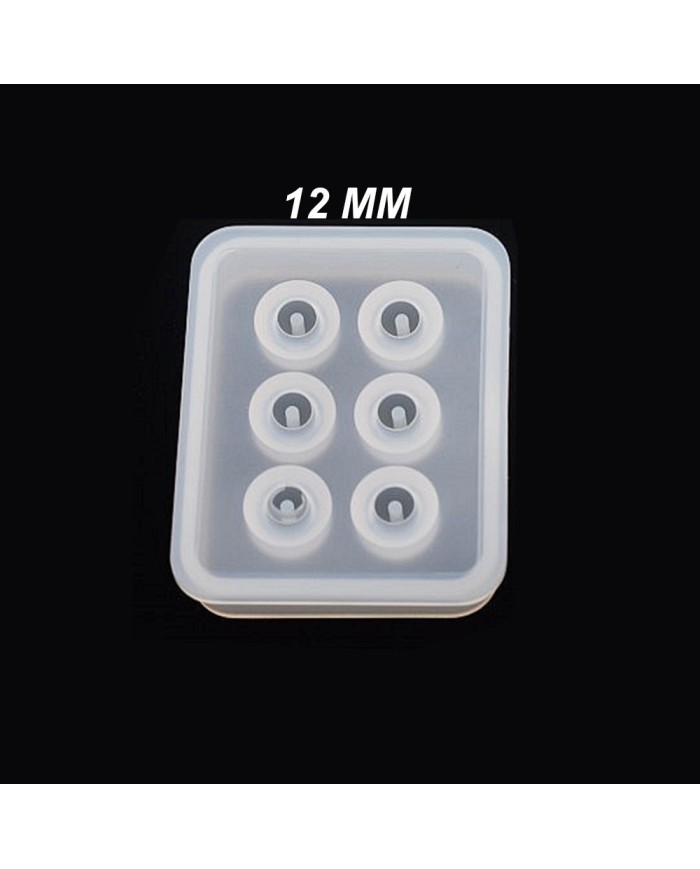 12mm Reçine  Epoksi silikon Boncuk Kalıbı -Kod:161