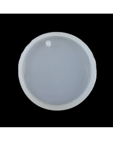 Reçine Epoksi Anahtarlık Magnet Delikli Yuvarlak 6 cm - A1