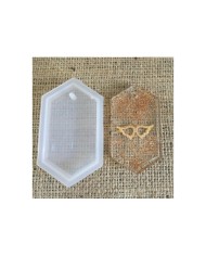 Altıgen Kolye Reçine Epoksi Kalıp -Kod:51