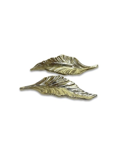 Epoksi Tepsi Kulbu ,Yaprak Model Gold - 1 Adet